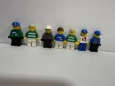Lego Vintage Minifigure Lot Soccer Players 90's Retired Rare CMF World Cup HTF 