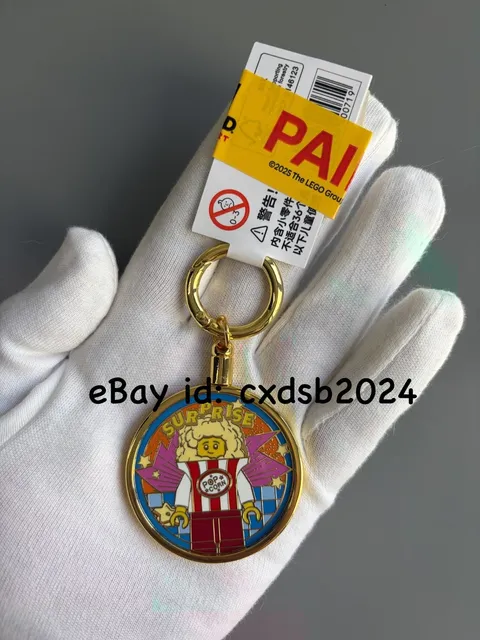 New 2026 China LEGOLAND 1st Anniversary LEGO Popcorn Keychain