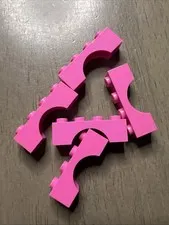LEGO 3659 Dark Pink Arch 1 x 4 - 5 Pieces