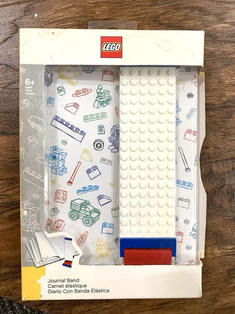 LEGO Journal with Building Band (White) 2015 New in Box 