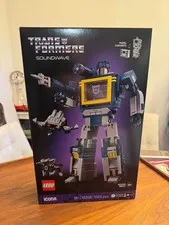 LEGO Icons Transformers Soundwave 10358 Set 1505pcs 18+ Sound Brick