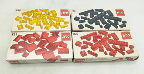 LEGO 830 839 834 831 Basic Bricks Parts Pack Supplemental Original Packaging Box
