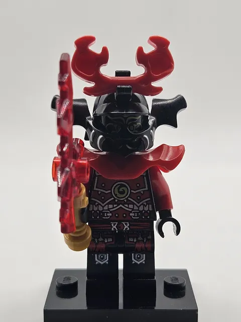 LEGO Ninjago Minifigure Stone Army Warrior Red Face w. Sword! NJO0075 NM+ -MB