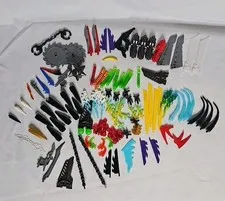 LEGO Bionicle And Hero Factory Weapons/Assorted Parts Lot Of 90+