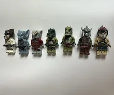 LEGO Legends of Chima Minifigures Laval Worriz Crawley Crokenburg Wilhurt Wakz