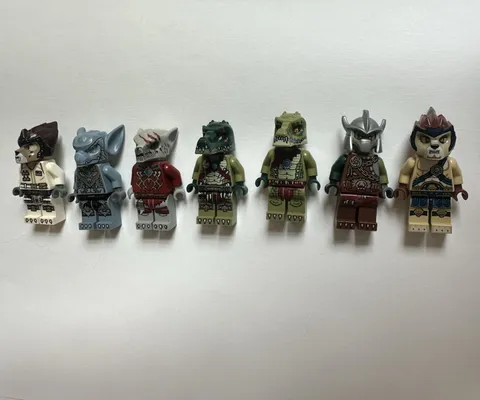 LEGO Legends of Chima Minifigures Laval Worriz Crawley Crokenburg Wilhurt Wakz