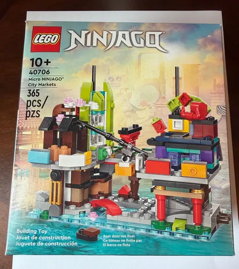 LEGO NINJAGO 40706 Micro NINJAGO City Markets *NEW* Sealed Limited Edition