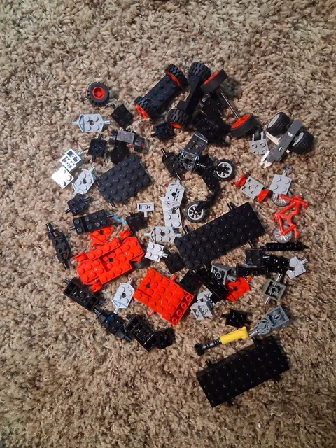 Lego Axels And Wheels Assorted Lot