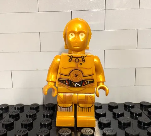 LEGO Star Wars C-3PO Colorful Wires Printed Legs Minifigure sw0700
