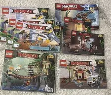 LEGO NINJAGO Illustrated Instruction Manual Booklet Lot 70601 70606 70607