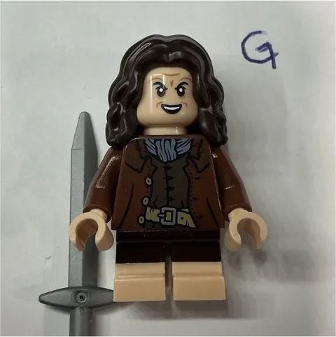 LEGO Female Minifigure Brown Jacket Outfit  Accessory Sméagol LEGO minifigure 