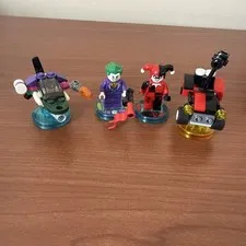 Lego Dimensions 71229 DC Villains Joker Harley Quinn Incomplete