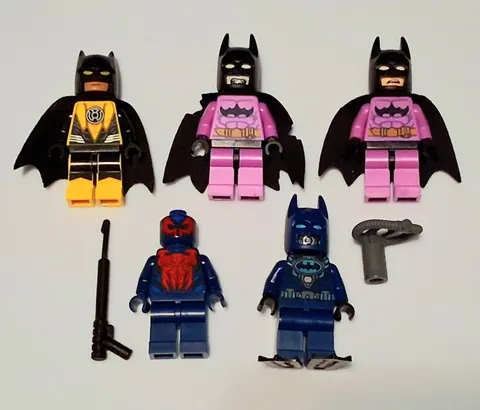 LEGO Batman Minifigures Lot Yellow Lantern Batman, Batzarro, Etc. RARE