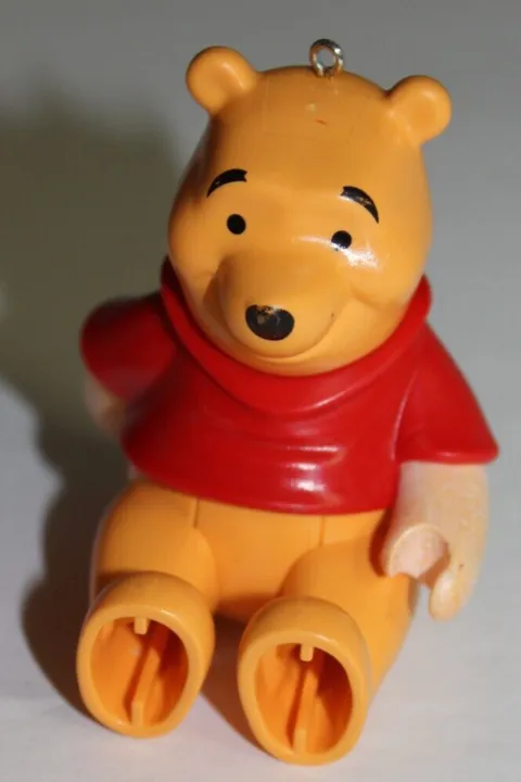 Plastic Lot Of 2 LEGO Duplo Disney WINNIE THE POOH BEAR SITTING/STANDING FIGURE 