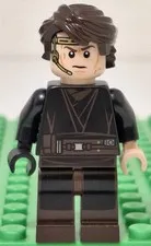 Lego Star Wars Anakin Skywalker Minifigure sw0526 LEG HAS CRACK ON FOOT