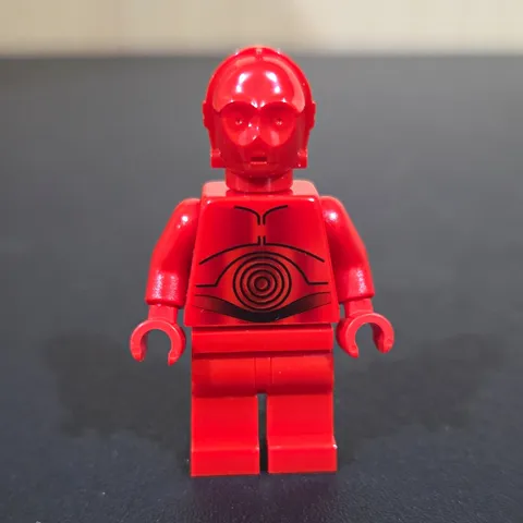 LEGO sw0344 Star Wars R-3PO Minifigure w/ Black Printed Torso