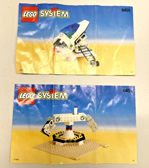 Lego System 6455 Space Simulation Station INSTRUCTION MANUALS ONLY
