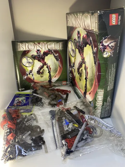 New! Open Box! LEGO Bionicle Sidorak Set 8756