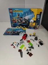 Lego Minions 75499 Bike Race Parts, Pieces, 2 Minifigures, Box And Book READ