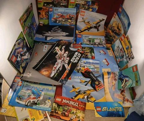 Massive Lot Lego Star Wars Power Miners Dino City Creator Atlantis Instructions