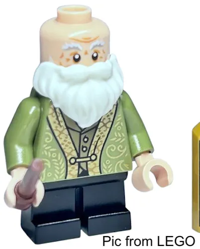 LEGO Harry Potter Advent 76438-20 Professor Flitwick Minifigure & Portrait NEW