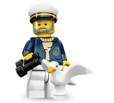LEGO 71001 Minifigures Series 10 Sea Captain 10 Complete Open Polybag New