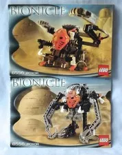 2002 Lego Bionicle 8556 BOXOR Vehicle & NUPARU Matoran - 100% with 2 Manuals