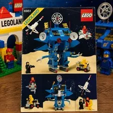 VTG LEGO Space Set 6951 Robot Command Center Poster Catalog Legoland 1984 Manual