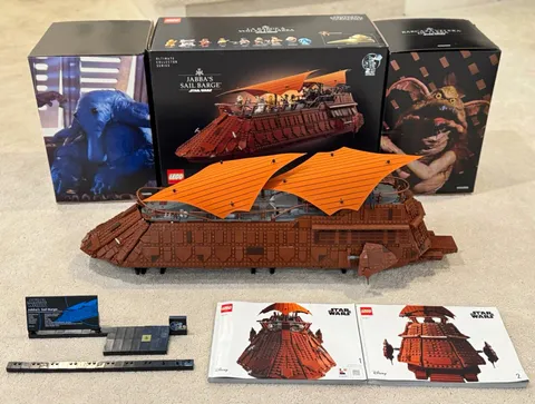 LEGO Star Wars UCS 75397 Jabba’s Sail Barge NO MINIFIGS (w/ Box + Instructions)