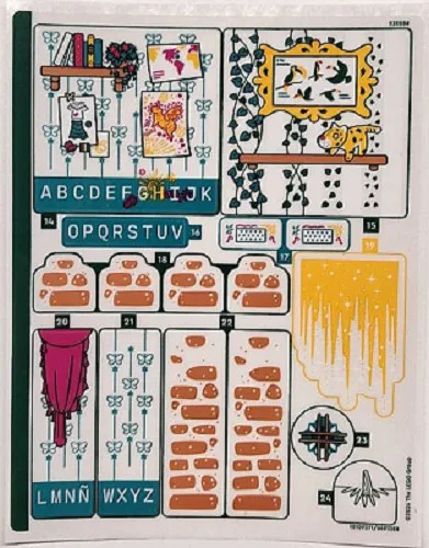 LEGO STICKER SHEET #2 ONLY 43245 MAGICAL MADRIGAL HOUSE from set New & Genuine