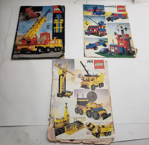Legoland Manuals Construction 8860 733 744 Lego Legoland Instructional Brochure