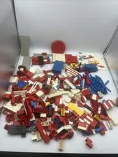 Lrg Vintage Lego Pat Pend Lot 50's, 60s, 70's, Joblot, 4.5v Motor, Tracks 3.2Lbs