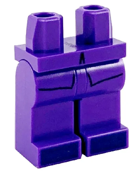 Lego 71028 Dark Purple Minifig LEGS with Coattails and Dark Blue Shoes Part D496