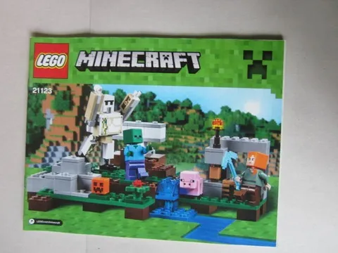 Lego Building Instructions Instruction Minecraft 21123