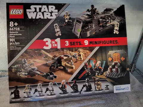 LEGO STAR WARS SET #66708 GALACTIC ADVENTURES PACK- 3 IN 1- FACTORY SEALED & NEW