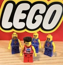 Lego Sports Lot Of (4) NBA Minifigures *Vintage* (2003)
