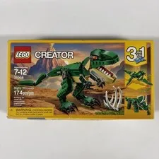 LEGO Creator 3 In 1 Dinosaur 174 Pieces Ages 7-12 Box Damaged