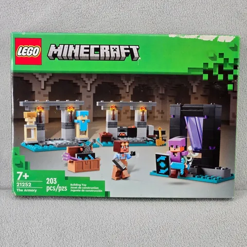 LEGO New 21252 Minecraft The Armory Building Set Kids Gaming Toy