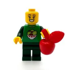 LEGO Peapod Costume Girl Minifigure Series 20 Incomplete