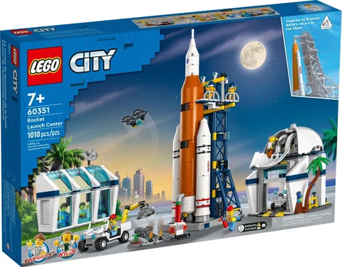 LEGO 60351 * ROCKET LAUNCH * CITY * NEW IN DAMAGED BOX, SEALS ARE LOOSE
