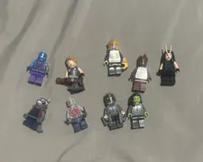 official legos- mini-figures. guardians if the galaxy.