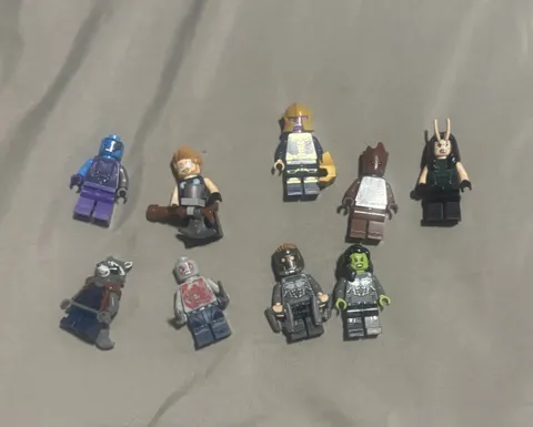 official legos- mini-figures. guardians if the galaxy.