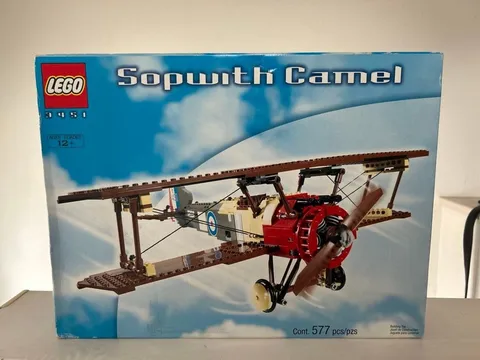 LEGO Sculptures Sopwith Camel 3451 In 2001 New Retired
