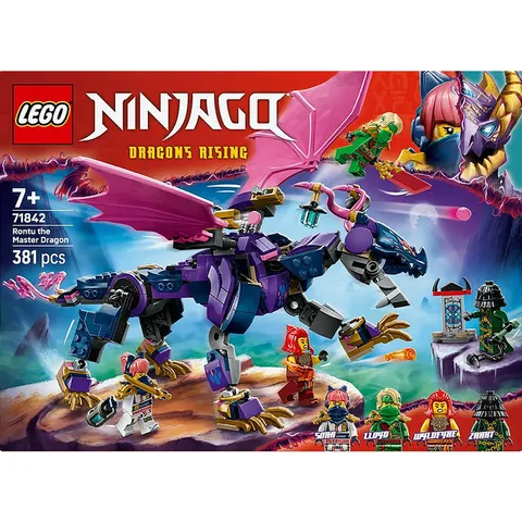 LEGO 71842 NINJAGO Master Dragon Rontu Ninja Adventure Building Toy