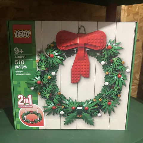 LEGO 40426 Christmas Wreath 2-in-1 Holiday Decoration Set Retired 2023