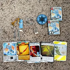 LEGO NINJAGO NRG Zane Spinner Set 9590, All Original Pieces and Cards