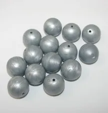 14 LEGO Bionicle Zamor Sphere Balls 54821 Pearl Light Gray