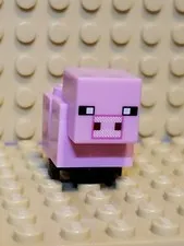 LEGO Minifigure Minecraft Pig Baby Brick Built minepig02