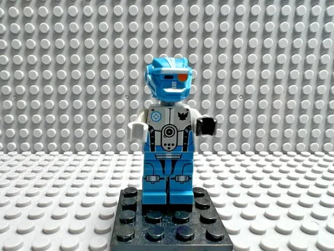 LEGO Space / Galaxy Squad Minifigure - Dark Azure Robot Sidekick - GS007 / 70703