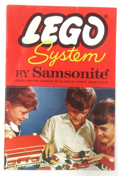 original Samsonite circa 1961 Lego GIFT SETS & ACCESSORIES pamphlet l1